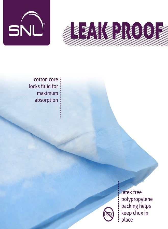 SNL Large 22 x 36 Inches Premium Disposable Underpads by SNL - Chux - 25 Pack - Excellent Absorbency, Fluff Heavy Weight Cotton Top - Pet, Baby, Bedding and More - Made in USA - Image 3